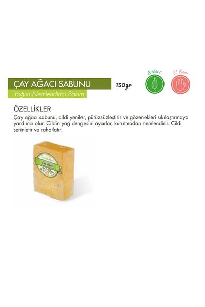 Fitoderman Anti-Tea Tree Soap Natural Tea Tree Treatment Soap for Oily Hair 150 Gr