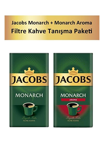 Jacobs Monarch 500 Gr + Monarch Aroma 500 Gr Filtre Kahve Tanışma Paketi