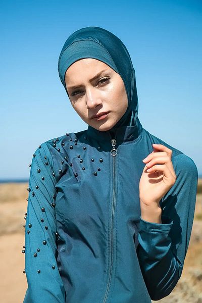 Marina Eșarfă Sea Pool Bone B2101 - Petrol