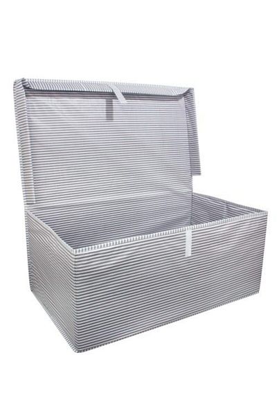 Milenay 2 Pieces - Multi-Purpose with Lid (Laundry-Storage-Organization Etc) Storage, Box 70x40x30 - Mega Plus Box - Gray