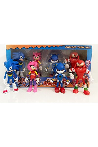 GEMRİL Sonic Boom & Arkadaşları Figür Oyuncak Seti 4'lü