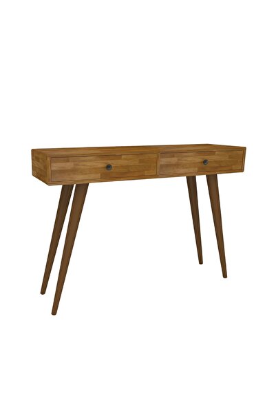 WOODFACE Tesla Vestiyer Raf 2 Çekmeceli 110x30 Doğal Ahşap Çok Amaçlı Kullanım Özel Tasarım