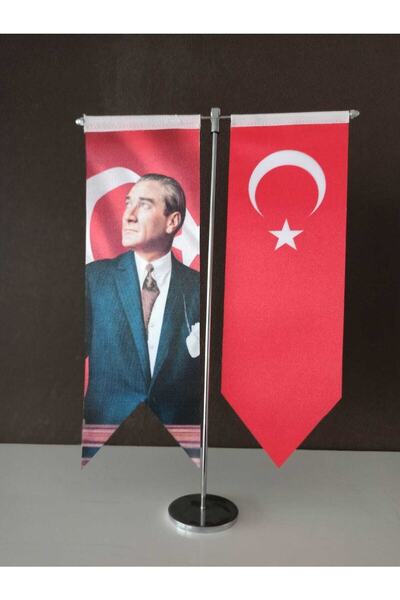 Çiftli Kırlangıç Masa Bayrağı