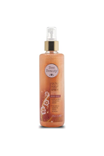 Bee Beauty Rose Gold Işıltılı Vücut Spreyi 250 ml