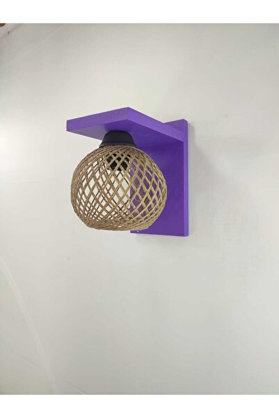 BİAVİZE الشمعدان ديكور خشبي مطلي