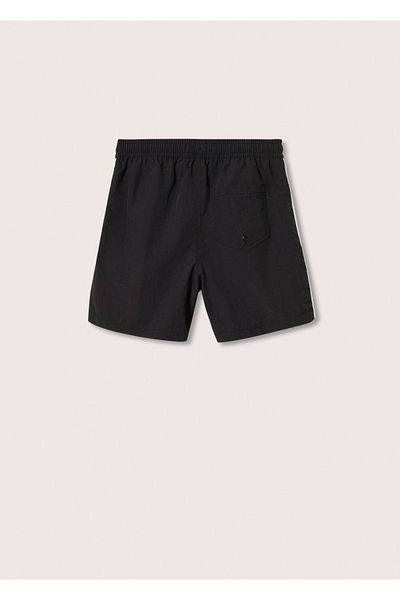 Mango Teen Costum de baie negru pentru copii