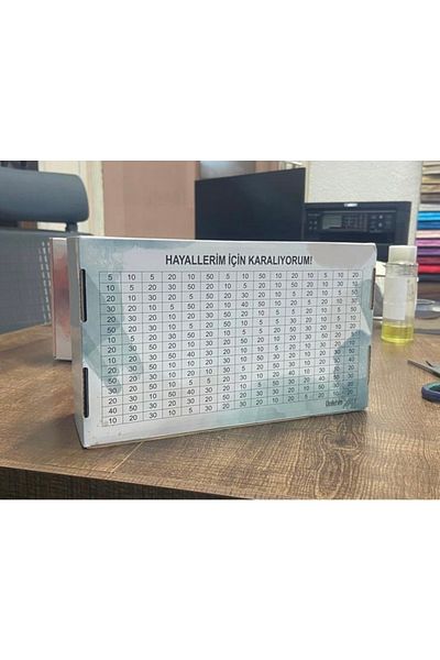 KÜÇÜK EW Στόχος Κουμπαράς Parabox Κουμπαράς 5000 TL Κουτί συσσώρευσης χρημάτων