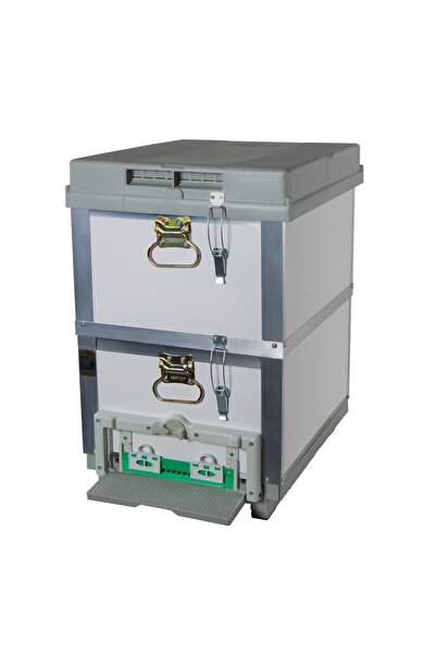 DeraBee Termo Arı Kovanı Pvc Ahşap Arı Villası 10 Çıtalık Çift Katlı