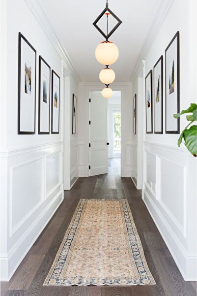 TT AYDINLATMA Tt015-1 Sy Mat Siyah - Bakır Beyaz Camlı Tekli Avize