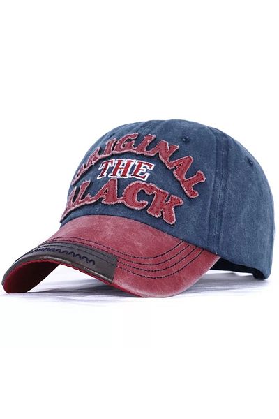 Şapka Market Original Black Navy Blue Baseball Cap