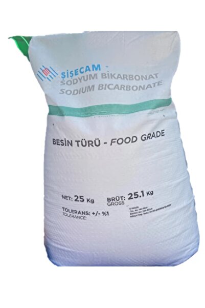 Şişecam Saf Karbonat Içilebilir Sodyum Bikarbonat Besin Türü Toz Soda 25 Kg