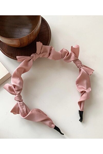 CSR AKSESUAR تاج من الساتان بعقدة بودر محدودة