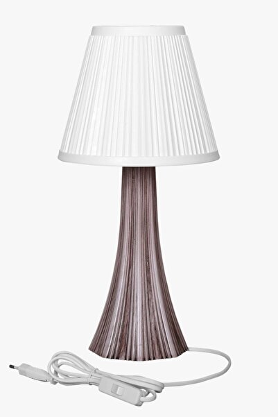 Coral Light Vertu Lampshade - Polypropylene Antique Marble Dresser Night Light, Table Lamp Bedside Table