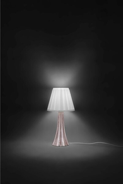 Coral Light Vertu Lampshade - Polypropylene Antique Marble Dresser Night Light, Table Lamp Bedside Table