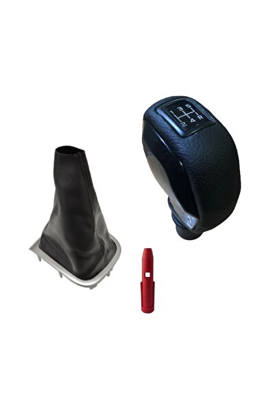 Moda Garage Renault Megane 3 Deri Kaplama Siyah Spor Vites Topuzu Ve Körüğü