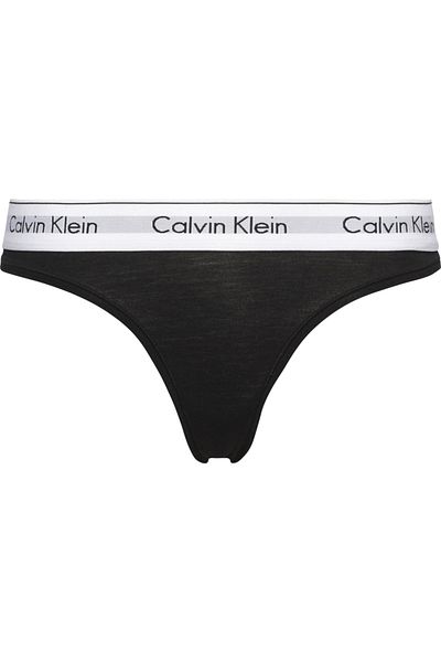 Calvin Klein Kényelmes elasztikus szalagos női tangabugyi - sima mintás