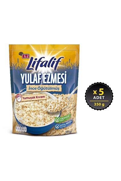 Eti Lifalif Yulaf Ezmesi İnce Öğütülmüş 350 g x 5 Adet