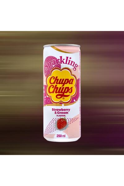 Chupa Chups Strawberry & Cream 250ml