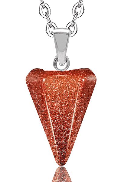 Tesbih Atölyesi Natural Brown Star Stone Pandula Necklace - Certified