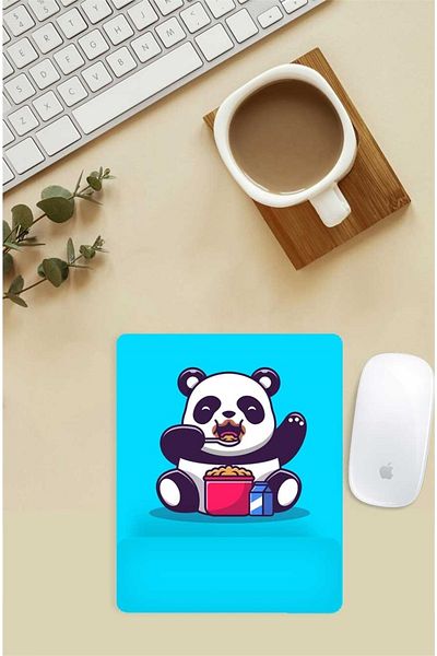 Gizeo Concept لوحة ماوس بنمط Eating Panda مع دعم للمعصم