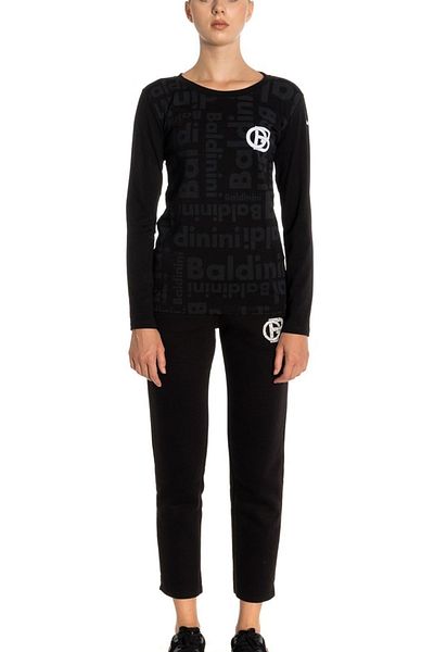 Baldinini Logo Crew Neck Women's Long Sleeve T-shirt