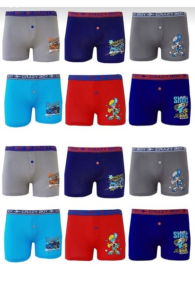 Tutku Boy's Lycra Boxer 4-pack