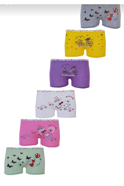 Tutku Κοριτσίστικο Boxer Printed Σετ 6 τεμαχίων