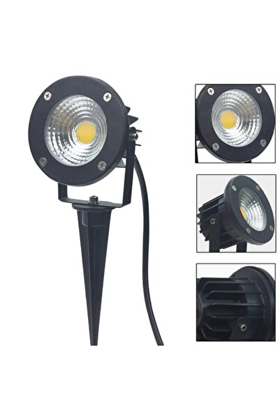 Cata 7w Kazıklı Bahçe Armatür Amber