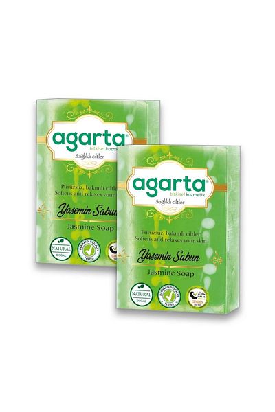 Agarta Jasmine Soap Natural 150 gr 2 Pieces