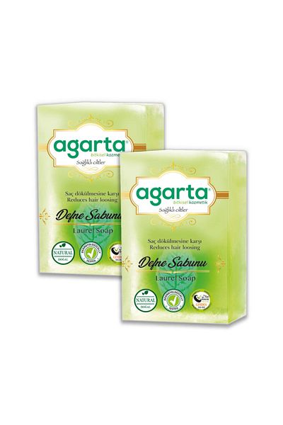 Agarta Laurel Soap Natural 150 gr 2 Pieces