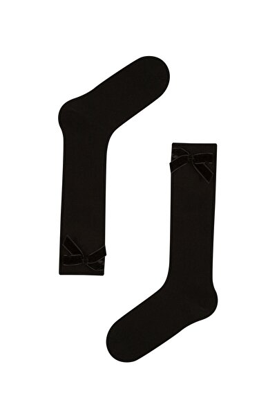Penti Black ribbon trousers socks