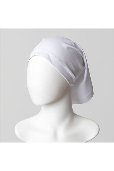 ipekistanbul Straight Pipe Bonnet Long Size - White