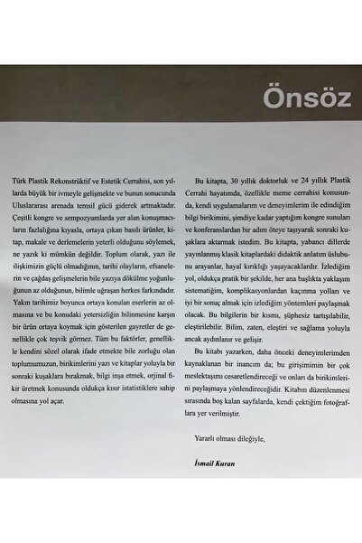 Kongre Kitabevi Estetik Meme Cerrahisi