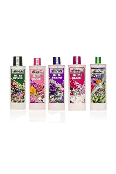 TROPİKAL Bitki Besin Seti (225 ML) - 5 Tane Bitki Vitamiin Seti - Çiçek Vitam...