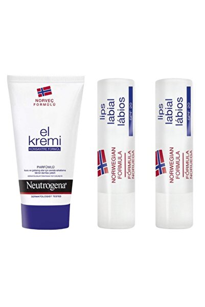 Neutrogena Hand Cream Perfumed + 2 Lip Care