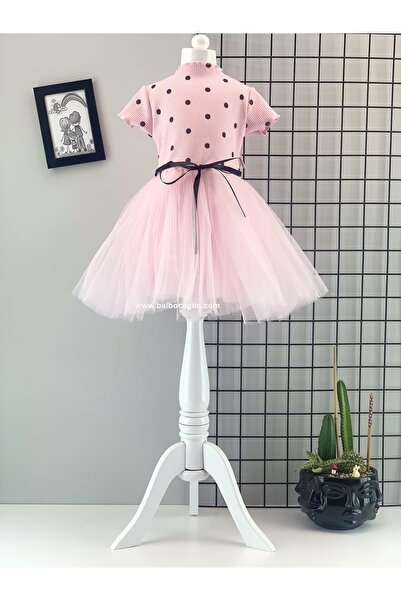 Baby Buu فستان توتو منقط