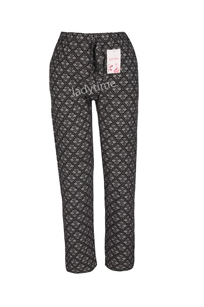 Ladytime Breathable Special Lycra Viscose Women's Pajama Bottoms with Pockets Nfs18