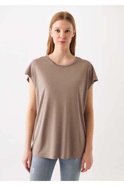 Mavi Χακί Basic T-Shirt Loose Fit / Loosely Comfortable Cut 1610630-70320