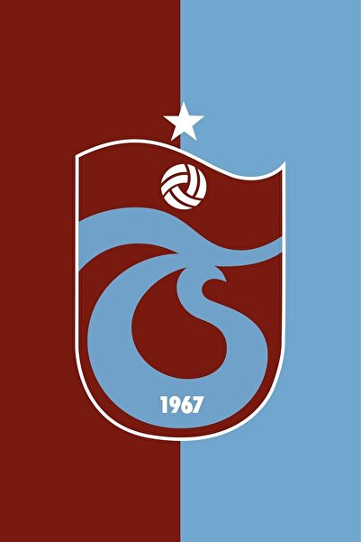 Trabzonspor Bayrak 600x900 Asmalı Bordo Mavi