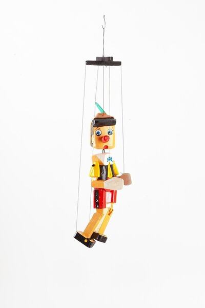 Dünyadan Hediyeler Wooden Pinocchio Puppet Small Size 20 cm