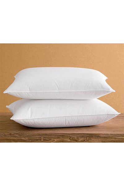 HOMİNG 1000 Gr Original Fiber Filled Inner Pillow Set of 2 Hmy-6289 a Plus Quality