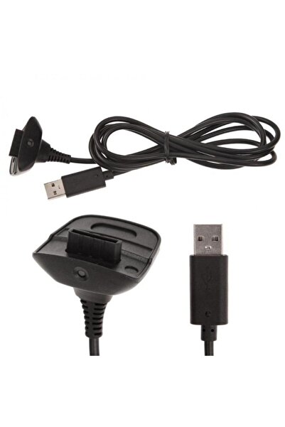 Feza Microsoft Xbox 360 Joystick Usb Şarj Kablosu Pc Uyumlu Değildir