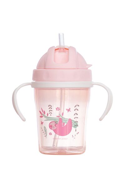Stephen Joseph Glass with Straw Sloth - Multi-color(960) - Osz