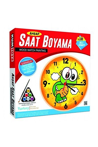 OKTAY SESAL نموذج ساعة خشبية عالية الجودة VIP، ساعة سلحفاة خشبية قابلة للطلاء...