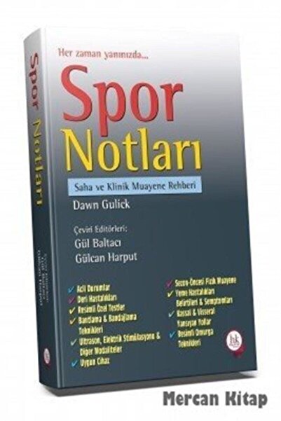 Hipokrat Kitabevi Spor Notları & Saha Ve Klinik Muayene Rehberi