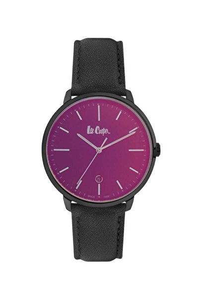 Lee Cooper Men's Black Leather Cord Wristwatch Lc06972.651