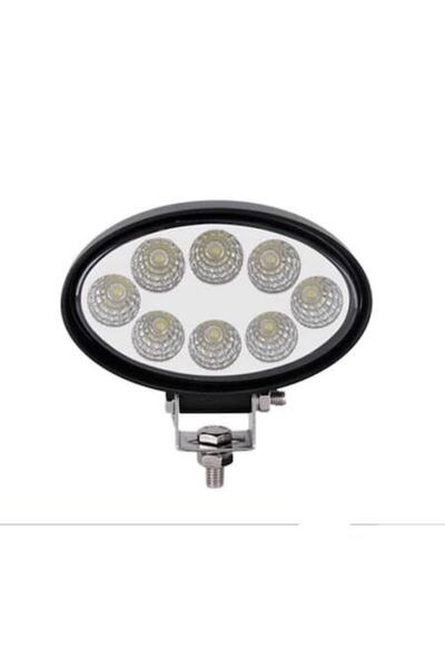 Genel Markalar Off Road 8 Ledli Oval Çalışma Lambası 12-24v 24 Watt