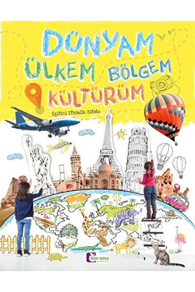 Mor Elma Yayıncılık Dünyam Ülkem Bölgem Kültürüm Eğitici Etkinlik Kitabı