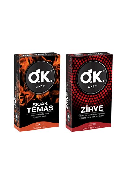 Okey Sıcak Temas 10'lu Ve Zirve 10'lu 2'li Set