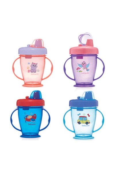 Bebedor Drip Resistant Cup with Handle Blue 6 Months +